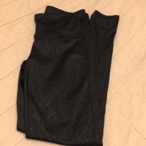 Athleta leggings, black, size S
